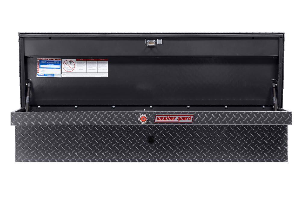 56in Low Profile Lo-Side Truck Tool Box Aluminum Gray 178-6-04