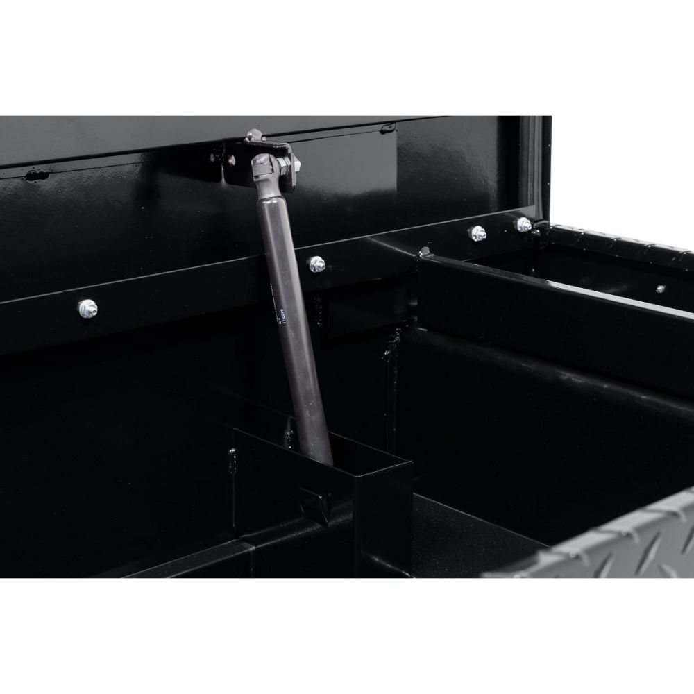 7.7 Cu ft Aluminum Gloss Black Saddle Box 131-5-01