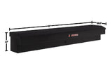 87in Lo-Side Truck Tool Box Aluminum Gloss Black 164-5-03