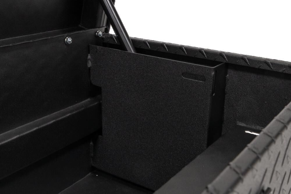 87in Lo-Side Truck Tool Box Aluminum Textured Matte Black 164-52-04