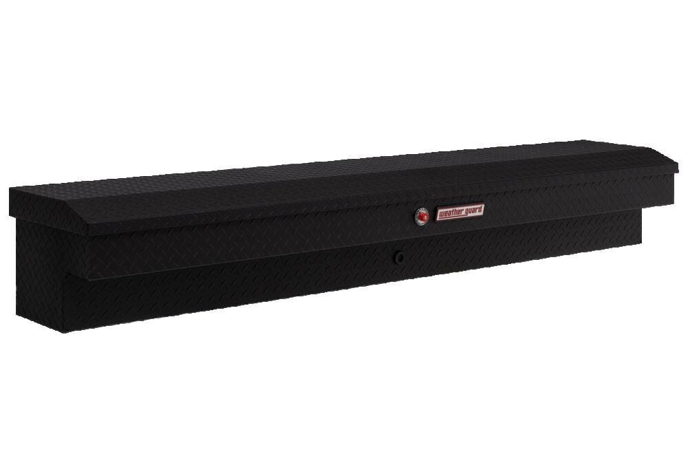 87in Lo-Side Truck Tool Box Aluminum Textured Matte Black 164-52-04