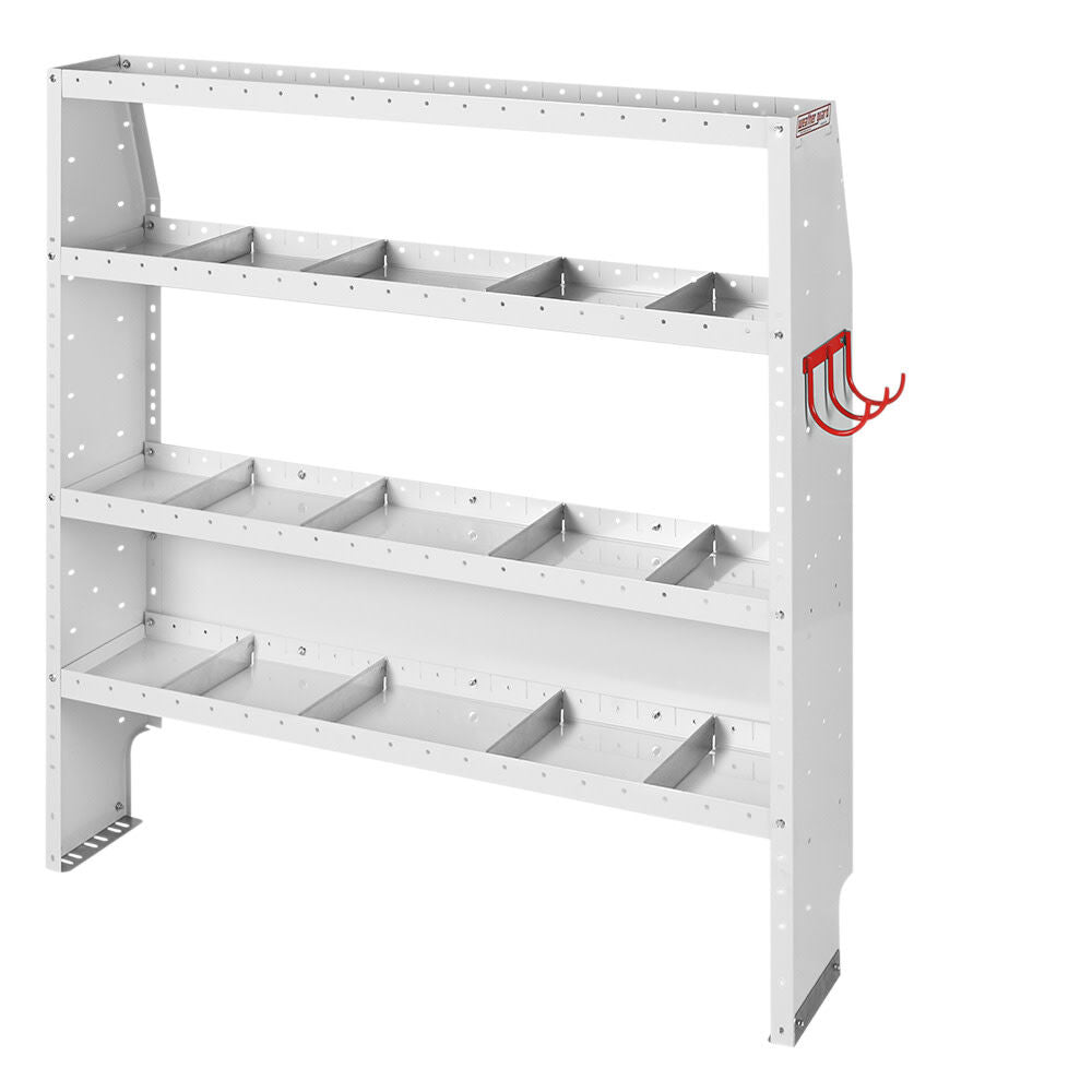 Commercial Shelving Package for High Roof 148 Inch Extended Inch Wheel Base Ford Transit Vans 600-8410X