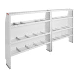 Commercial Shelving Package for High Roof 148 Inch Wheel Base Ford Transit Vans 600-8410L