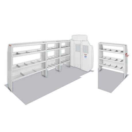 Guard Commercial Shelving Package for High-Roof 159 Inch Extended Inch Wheel Base RAM ProMaster Vans 600-8440X