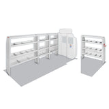 Commercial Shelving Package for High-Roof 159 Inch Extended Inch Wheel Base RAM ProMaster Vans 600-8440X