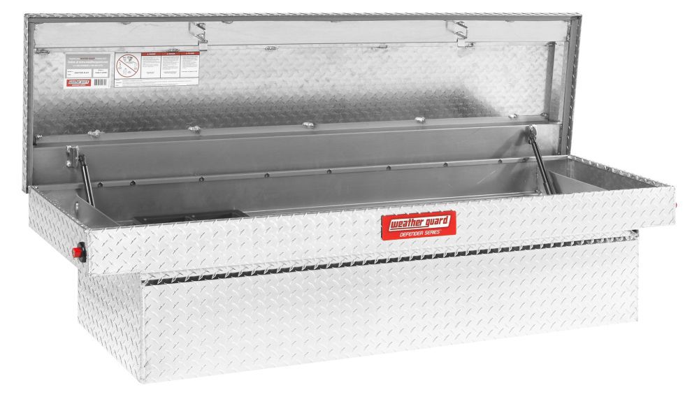 DEFENDER SERIES Full Size Saddle Tool Box 71 Inch x 19.7 Inch x 17.7 Inch Uncoated 302105-9-01