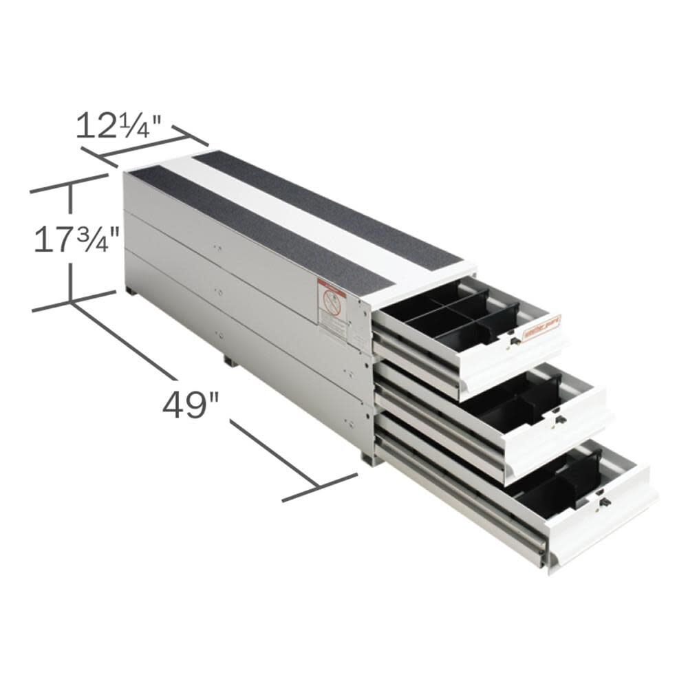 Itemizer Van Drawer Unit Stacked 49 In. x 12.25 In. x 17.75 In. 327-3