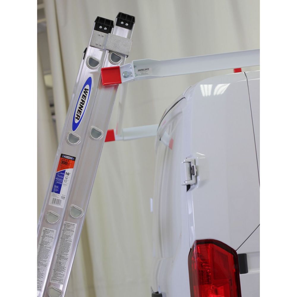 Model 23001-3-01 GlideSafe Rear Load Assist System Full Size that works with Model 20501-3-01 and 21501-3-01 all-purpose steel van roof racks 23001-3-01