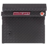 Saddle Box Aluminum Full Low Profile Textured Matt Black 121-52-04