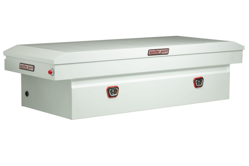 Saddle Box, Steel, Full Extra Wide, White, 15.5 cu ft 116-3-04