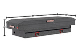 Saddle Truck Tool Box Aluminum Compact Gunmetal Gray 154-6-03