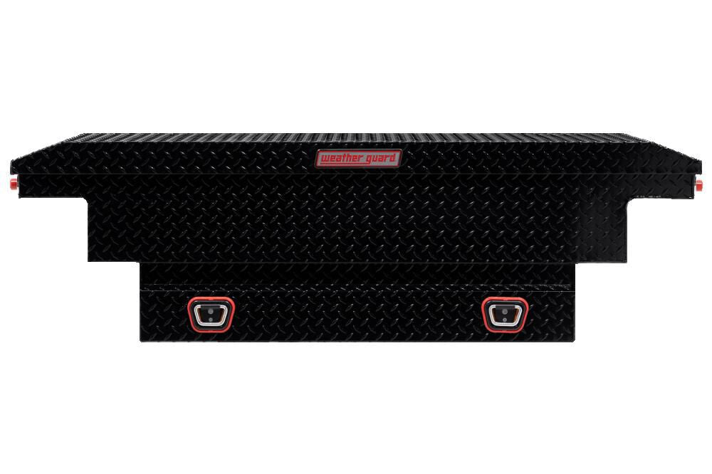 Saddle Truck Tool Box Aluminum Compact Low Profile Black 131-5-03