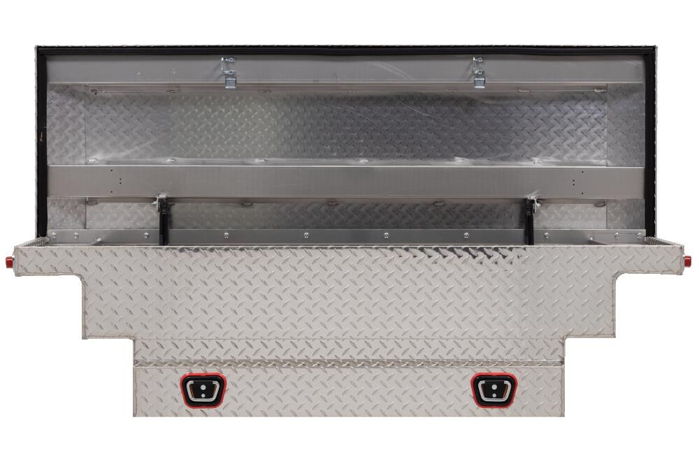 Saddle Truck Tool Box Aluminum Compact Low Profile Clear 131-0-04