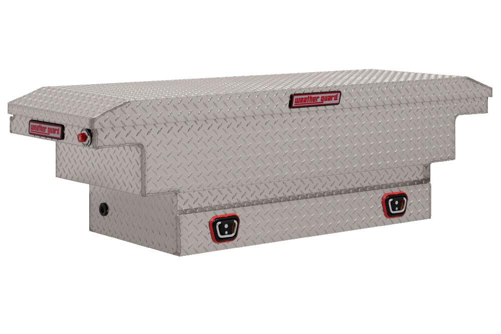 Saddle Truck Tool Box Aluminum Compact Low Profile Clear 131-0-04