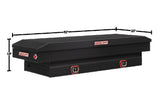 Saddle Truck Tool Box Aluminum Compact Matte Black 154-52-04