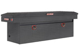 Saddle Truck Tool Box Aluminum Full Deep Gunmetal Gray 123-6-03