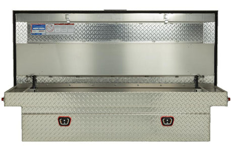 Saddle Truck Tool Box Aluminum Full Extra Wide Clear 117-0-03