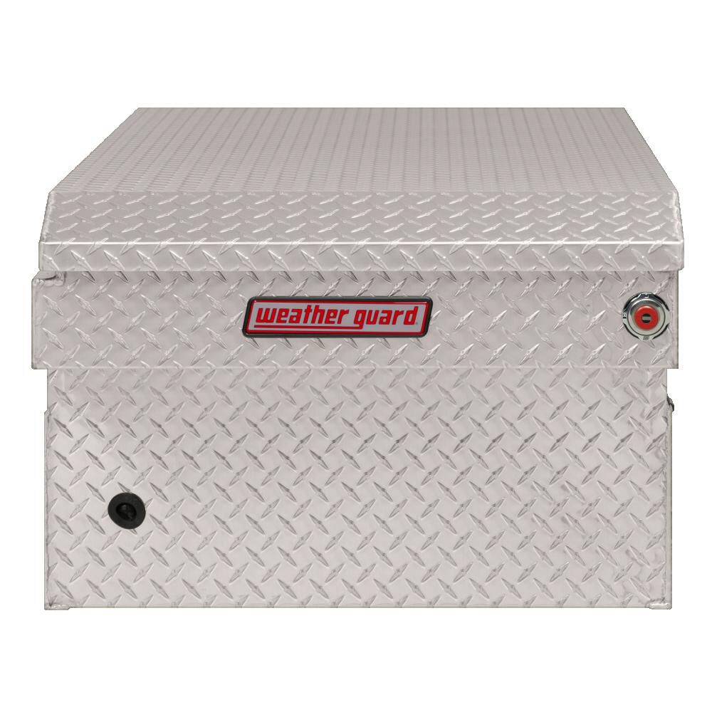 Saddle Truck Tool Box Aluminum Full Extra Wide Clear 117-0-03