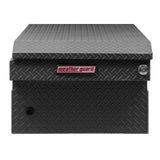 Saddle Truck Tool Box Aluminum Full Extra Wide Textured Matte Black 117-52-03