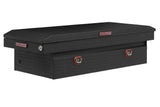 Saddle Truck Tool Box Aluminum Full Extra Wide Textured Matte Black 117-52-03