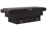 Saddle Truck Tool Box Aluminum Low Profile Textured Matte Black 131-52-03