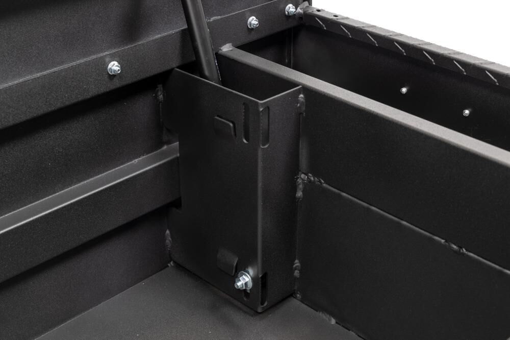 Saddle Truck Tool Box AluminumCompact Deep Textured Matte Black 137-52-04