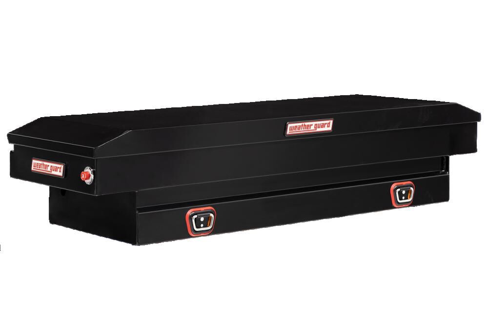 Saddle Truck Tool Box Steel Compact Gloss Black 156-5-03