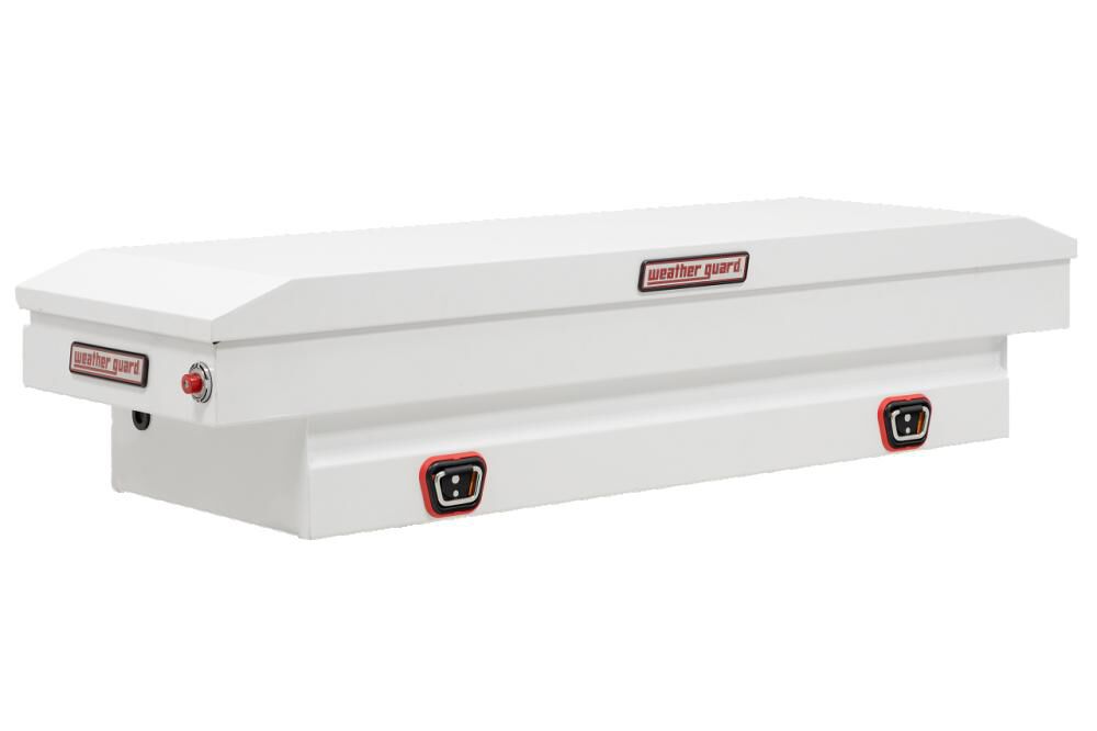 Saddle Truck Tool Box Steel Compact White 156-3-04