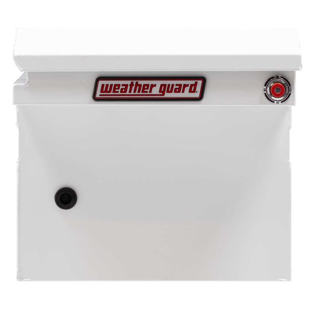 Saddle Truck Tool Box Steel Full Low Profile White 120-3-03