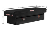 Saddle Truck Tool Box Steel Standard Gloss Black 126-5-04