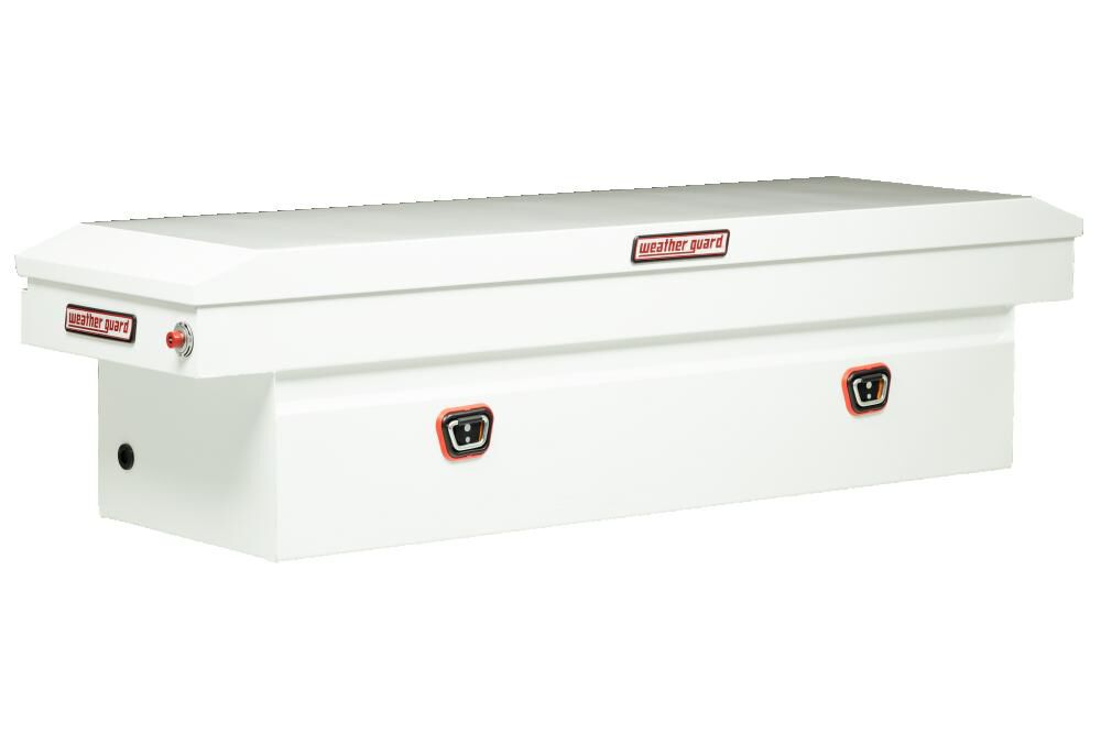 Saddle Truck Tool Box Steel Standard White 126-3-04