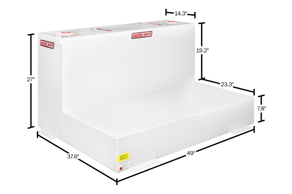 Transfer Tank L-Shape 110 Gallon White 362-3-02