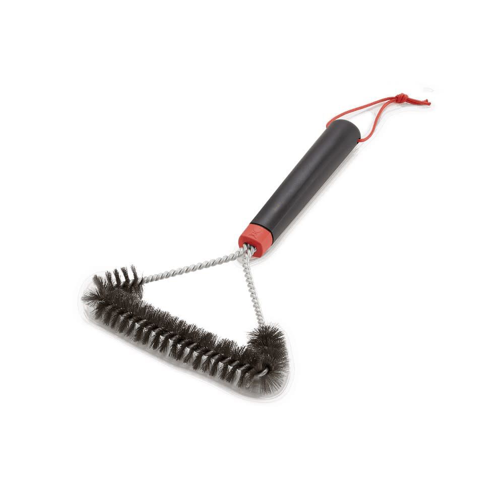 12in Three-Sided Bristle Grill Brush 6277