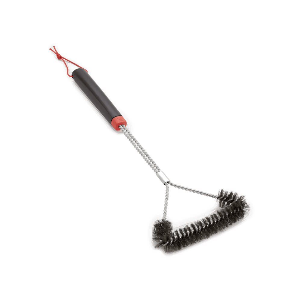 18in Three-Sided Bristle Grill Brush 6278