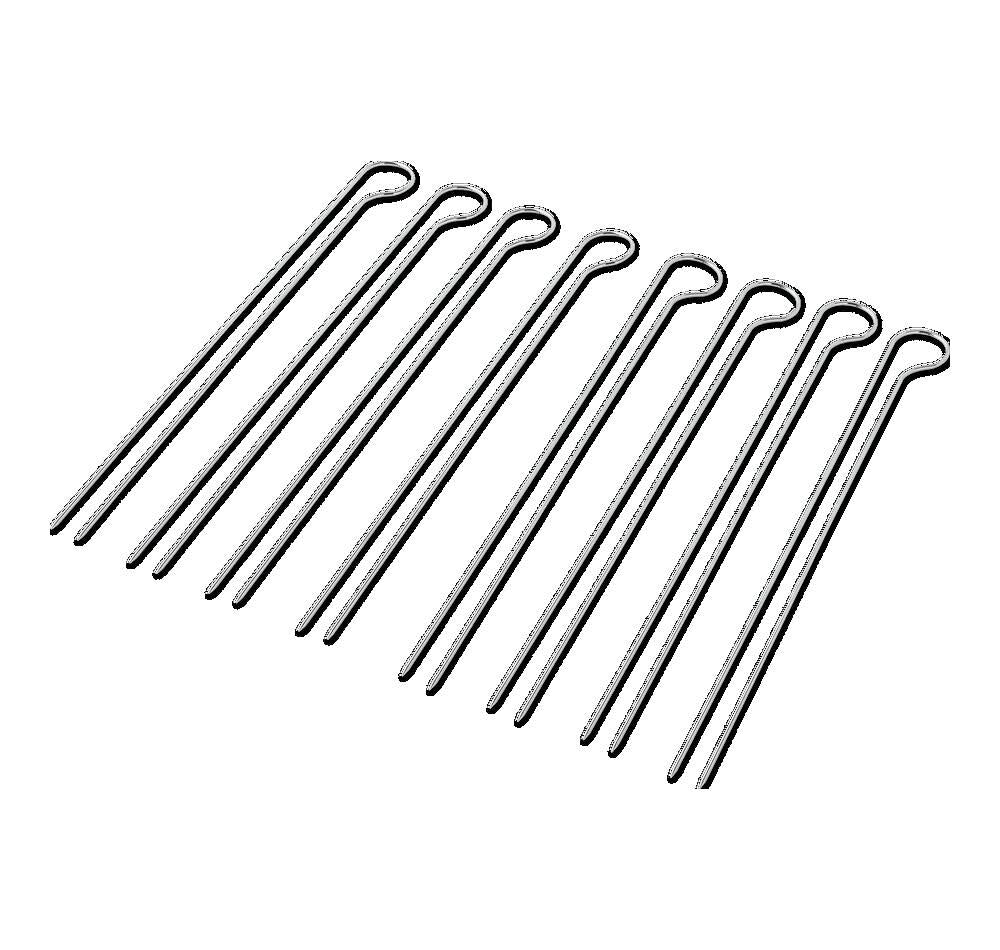 Grilling Barbecue Skewers Set 8pc 6320