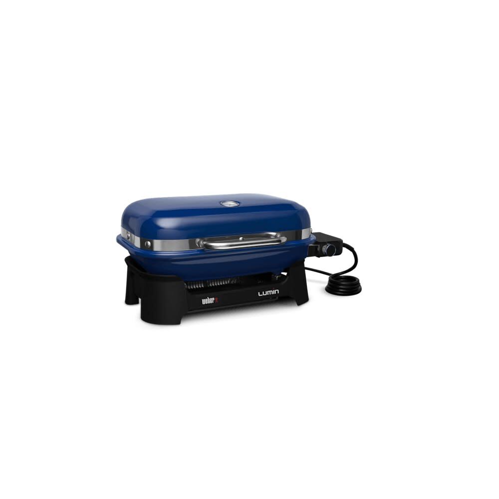 Lumin 120V Compact Electric Grill Deep Ocean Blue 91300901