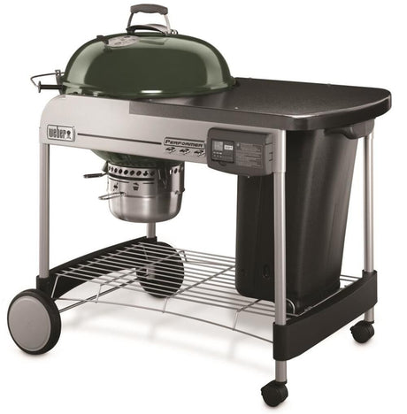 Performer Deluxe Charcoal Grill - 22 In. Green 15507001