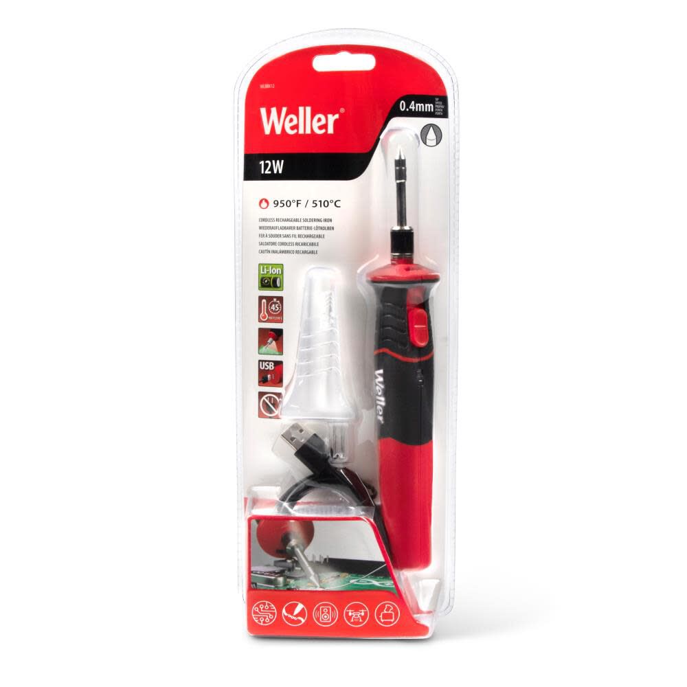 12 Watt Cordless Lithium Ion Rechargeable Soldering Iron WLBRK12