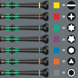 12pc Kraftform Micro 12 Electronics 1 Screwdriver Set 5073677001