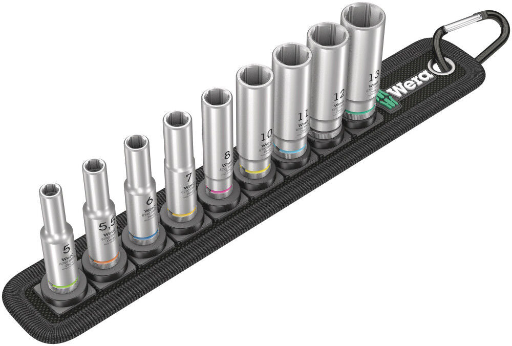 1/4in Drive Belt A Deep 1 Socket Set 9pc 5004525001