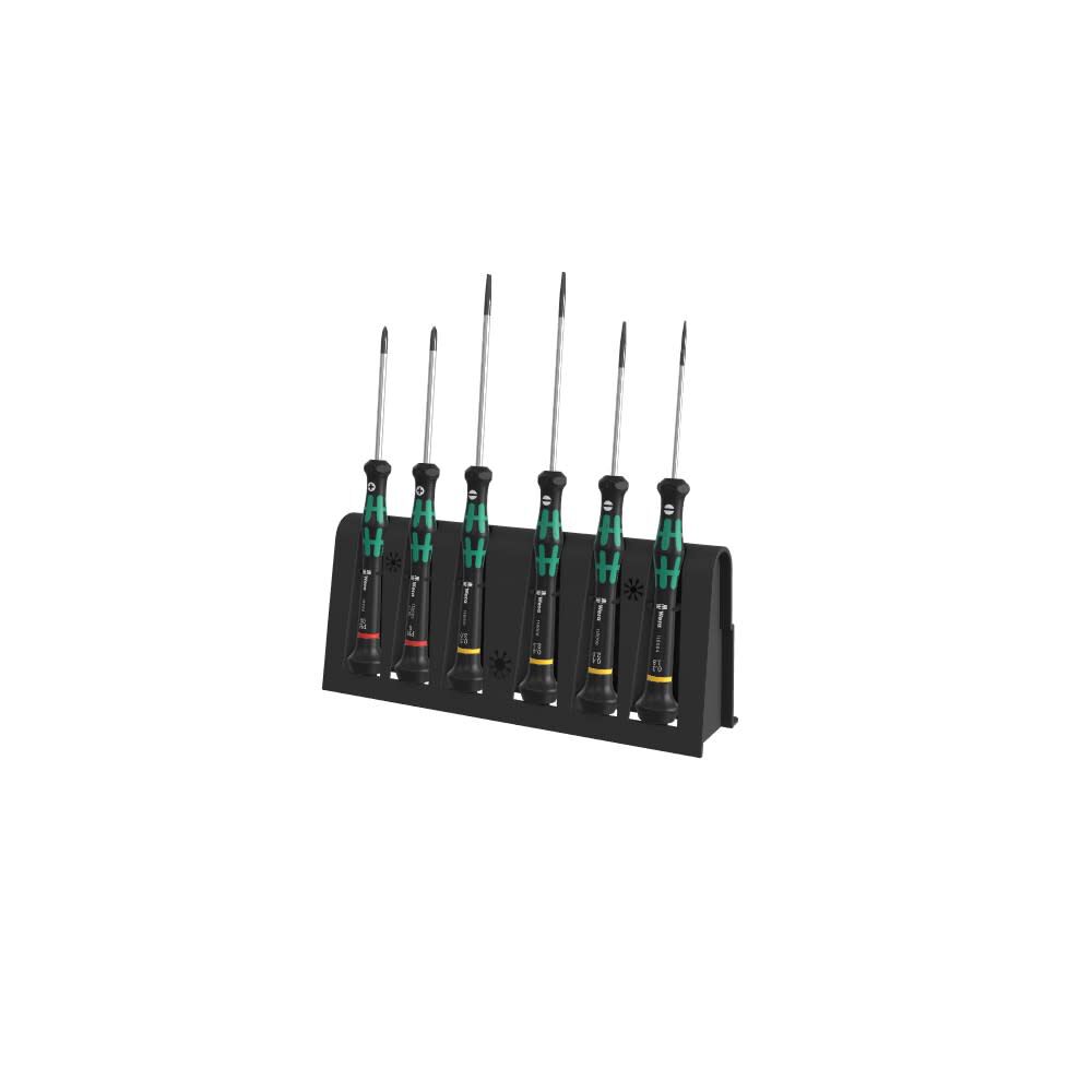 6pc 2035/6 A Micro Screwdriver Set with Rack 5118150001