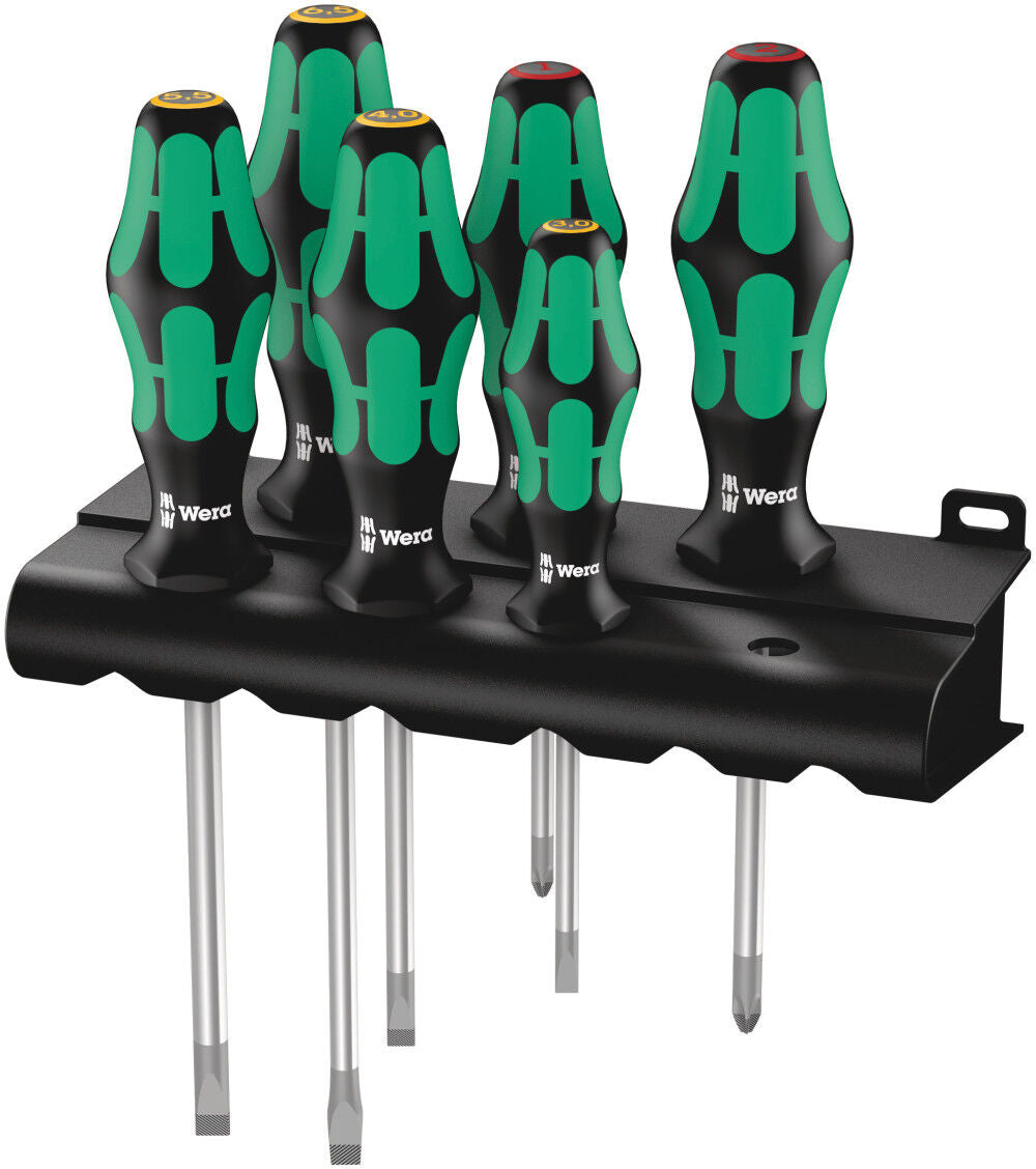 6pc Kraftform Plus Lasertip 334/6 Rack Screwdriver Set 5105650001