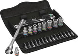 8100 SA 10 1/4 in Drive Zyklop Metal Ratchet Set 28pc 5004020001