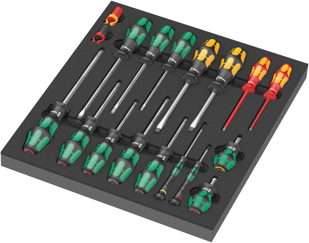 9710 Foam Insert Screwdriver Set 1 18pc 5150101001