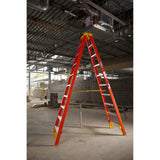 10-ft Fiberglass 300-lb Type IA Twin-Step Ladder T6210
