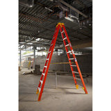 T6200 10-ft Fiberglass Type 1a- 300-lb Load Capacity Twin Step Ladder T6210