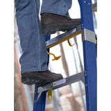 OBEL00 10-ft Fiberglass Type 1AA-375-lb Load Capacity Step Ladder OBEL10