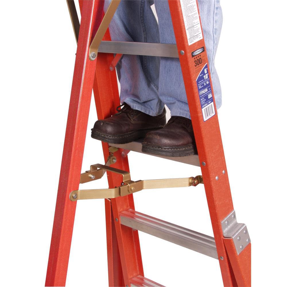 10 Ft. Type IA Fiberglass Tripod Ladder FTP6210