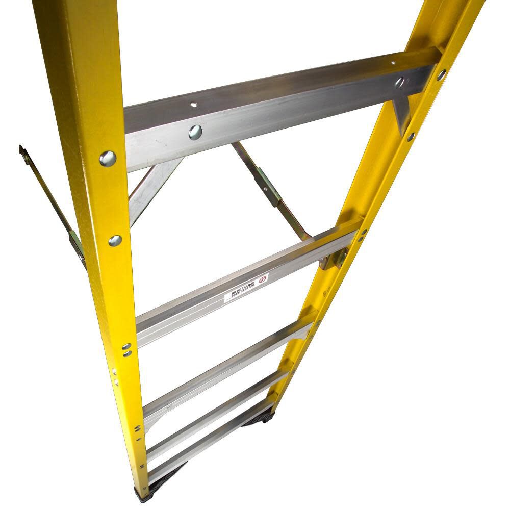 7300S 10-ft Fiberglass Type 1AA-375-lb Load Capacity Step Ladder 7310S