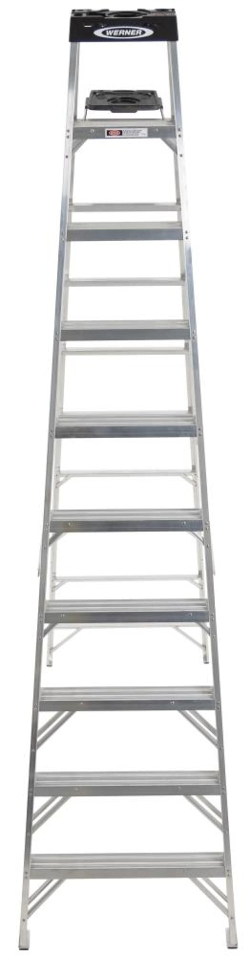 370 10-ft Aluminum Type 1A-300-lb Load Capacity Step Ladder 310